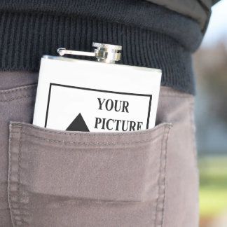 Add Personalized Picture Business Company Name Hip Flask