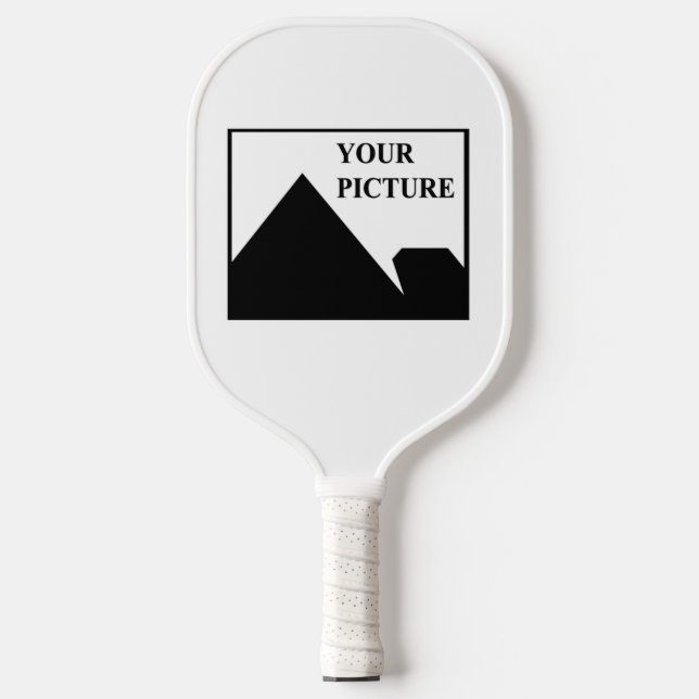 Add Personalized Picture Business Company Name Pickleball Paddle (Front)