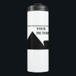 Add Personalized Picture Business Company Name Thermal Tumbler<br><div class="desc">You can customize it with your photo,  logo or with your text.  You can place them as you like on the customization page. Modern,  unique,  simple,  or personal,  it's your choice.</div>