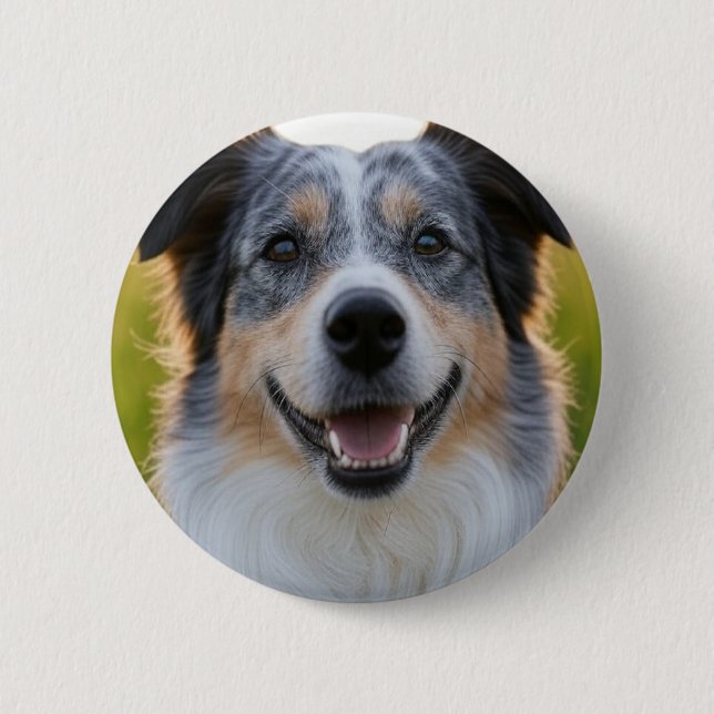 Add Pet Photo Customize 2 Inch Round Button (Front)