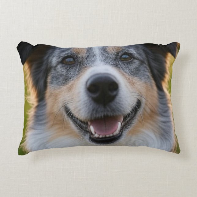 Add Pet Photo Customize Accent Pillow (Front)