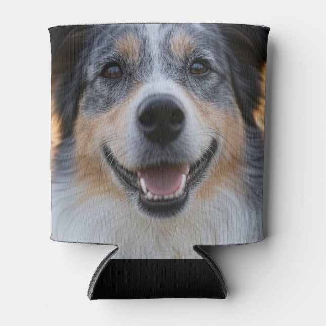 Add Pet Photo Customize Can Cooler (Front)