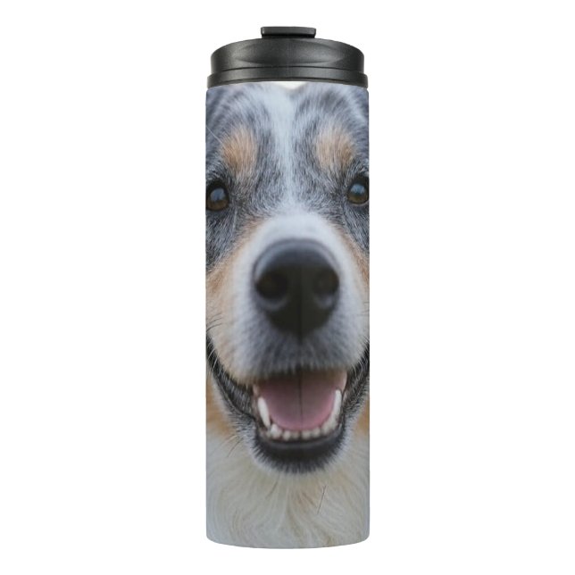 Add Pet Photo Customize Thermal Tumbler (Front)