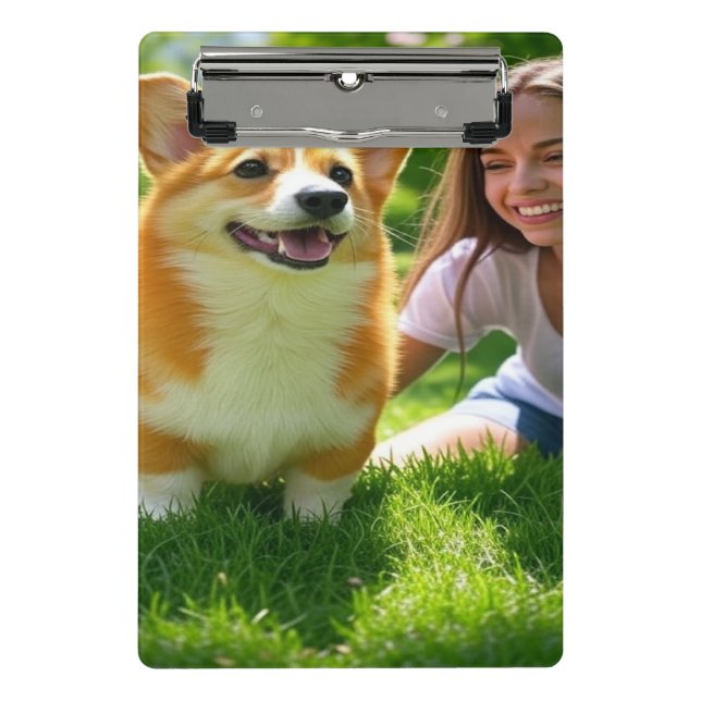 Add Pet Photo Personalize Customize Mini Clipboard (Front)