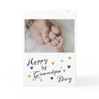 Add Photo 1st Grandpa's Day Card