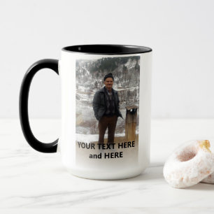 Add Photo and Text Best Father Ever Mug