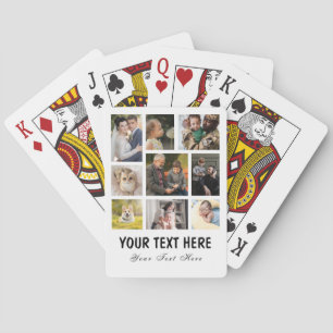 Add photo and Text  Playing Cards