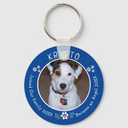 Add Photo Custom Dog Memorial Keychain