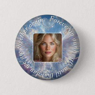 Add Photo Custom Memorial 2 Inch Round Button