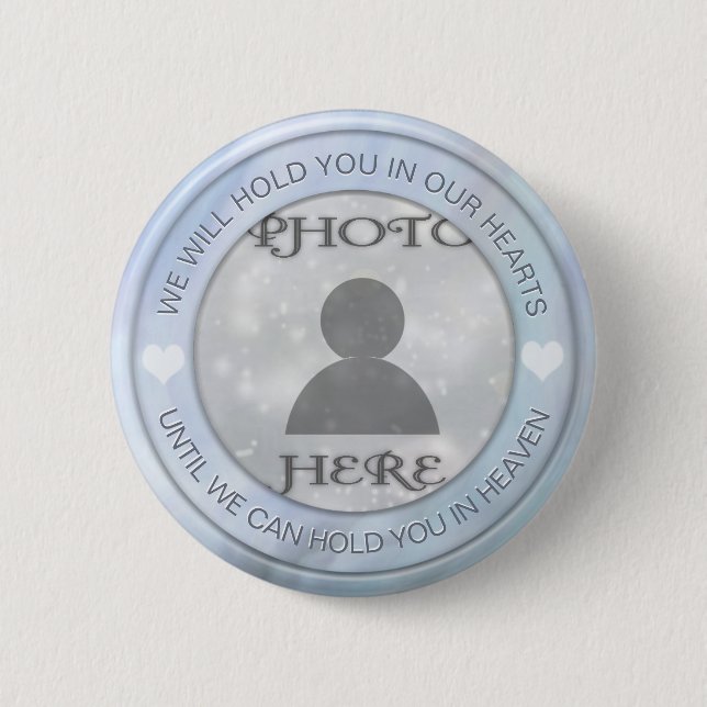 Add Photo Custom Memorial 2 Inch Round Button (Front)
