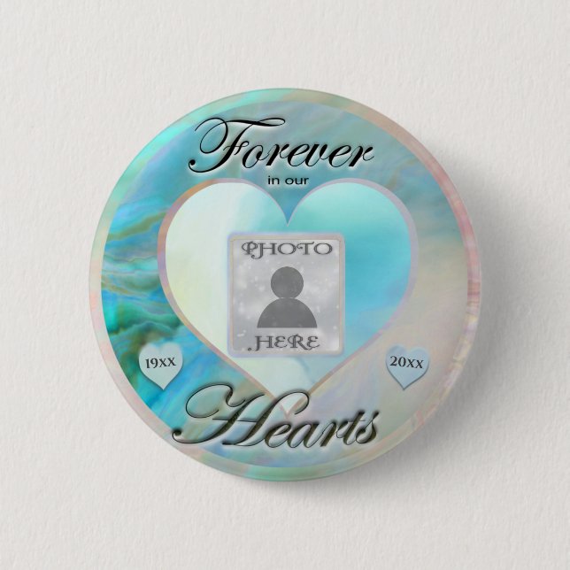 Add Photo Custom Memorial 2 Inch Round Button (Front)