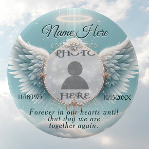 Add Photo Custom Memorial 2 Inch Round Button