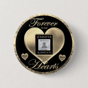 Add Photo Custom Memorial 2 Inch Round Button