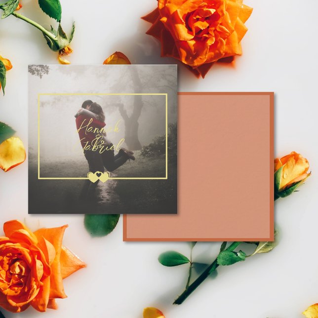 Add Photo Flat Note Card (Add Photo Flat Note Card (front and back))