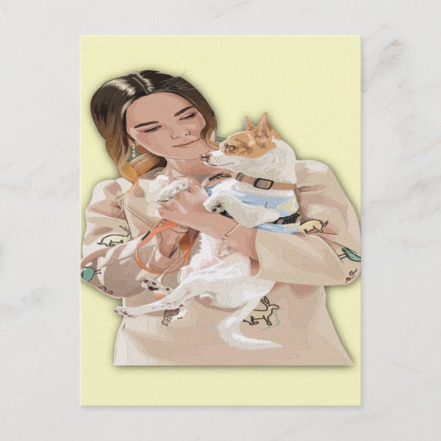 Add Photo Personalize Holiday Postcard (Front)