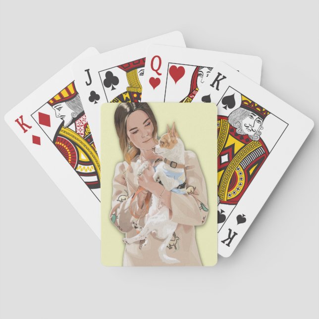 Add Photo Personalize Playing Cards (Back)