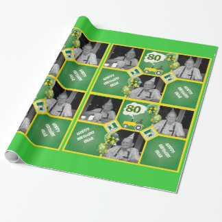Add Photo To Tractor Wrapping Paper