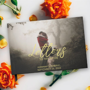 Add Photo Wedding Letters to the Bride  Guestbook