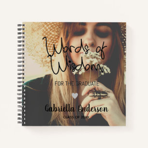 Add Photo Words of Wisdom Graduate Journal