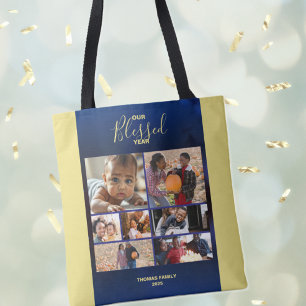 Add Photos Blessed Year Photo Tote Bag