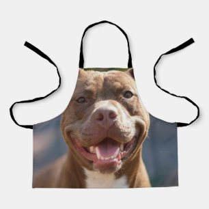 Add Pit Bull Photo Customize Apron