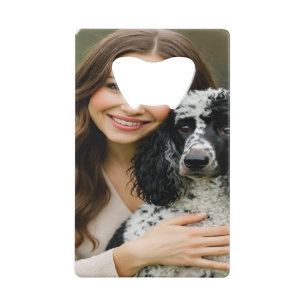 Add Poddle Photo Personalize Customize Credit Card Bottle Opener