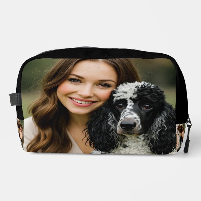 Add Poddle Photo Personalize Customize Dopp Kit (Front)