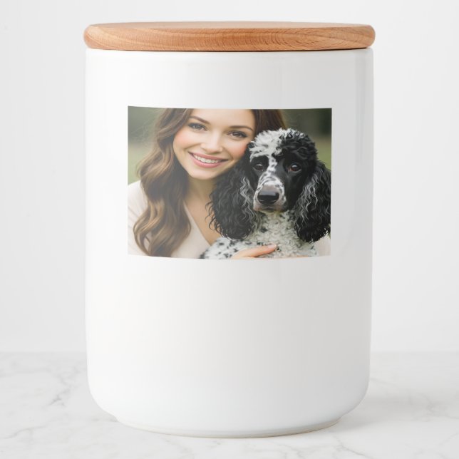 Add Poddle Photo Personalize Customize Food Label (Front)