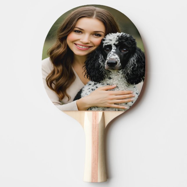 Add Poddle Photo Personalize Customize Ping Pong Paddle (Front)