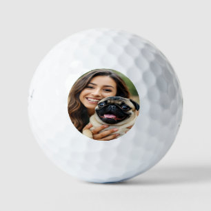 Add Pug Photo Personalize Customize Golf Balls
