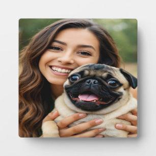 Add Pug Photo Personalize Customize Plaque