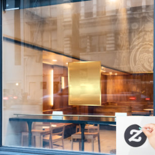 Add QR Code Text Logo Glamour Blank Background Window Cling