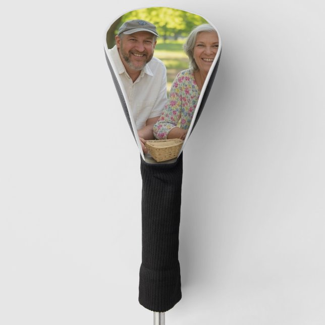 Add Retired Photo Customize Golf Head Cover (Front)