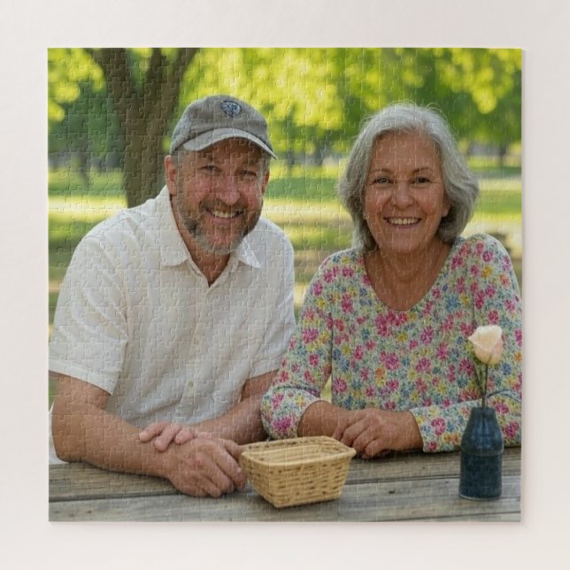 Add Retired Photo Customize Jigsaw Puzzle (Vertical)