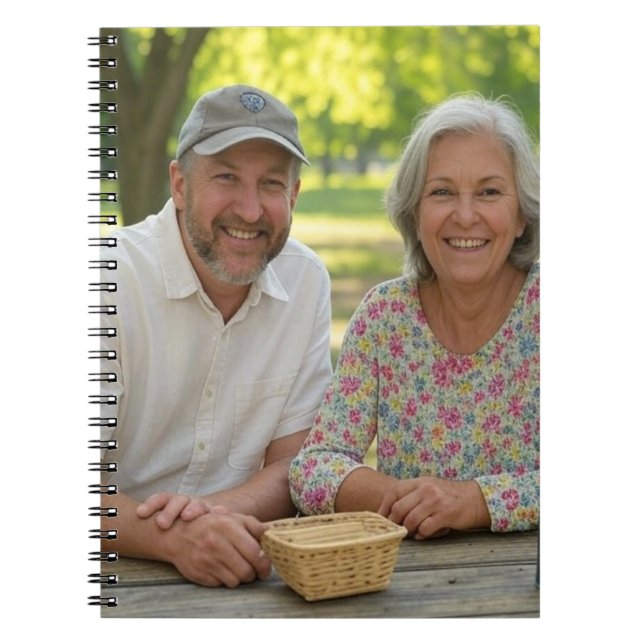 Add Retired Photo Customize Notebook (Front)