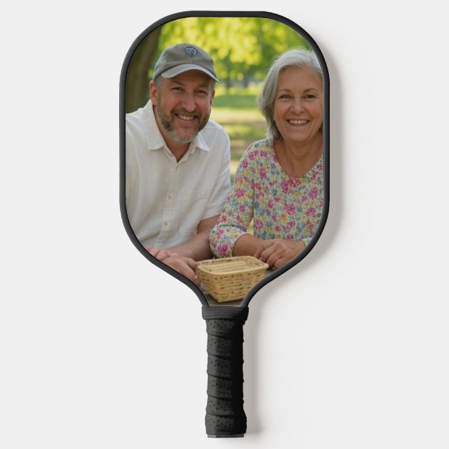 Add Retired Photo Customize Pickleball Paddle (Front)