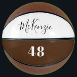 Add Script Name and Player Number Custom Basketball<br><div class="desc">Great gift for a basketball fan and you can easily add a name and the player number by clicking the "Personalize" button. Make it special and unique</div>