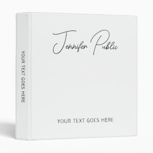 Add Script Name Text Logo Here Elegant Binder