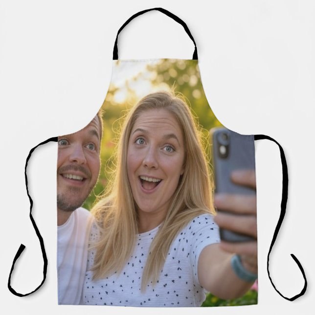 Add Selfie Customize Apron (Front)