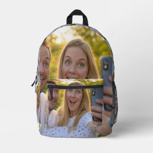 Add Selfie Customize Printed Backpack