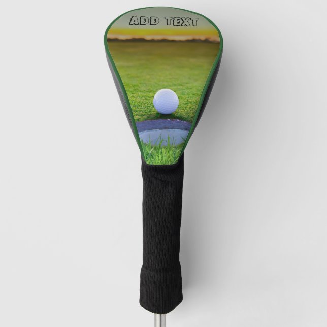 Add Some Personality to Your Golf Bag: Custom  Golf Head Cover (Front)