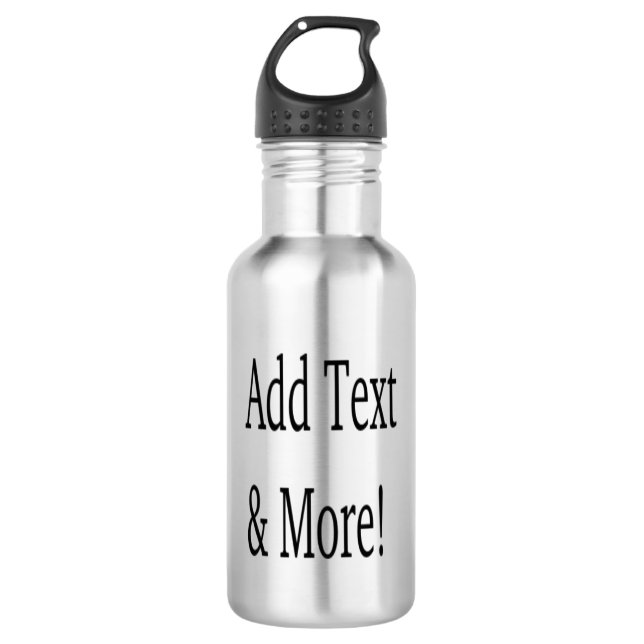 Add Text & More! Customize Your Own Personalized 532 Ml Water Bottle (Front)