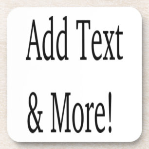 Add Text & More! Customize Your Own Personalized Coaster