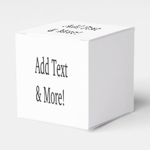Add Text & More! Customize Your Own Personalized Favor Box