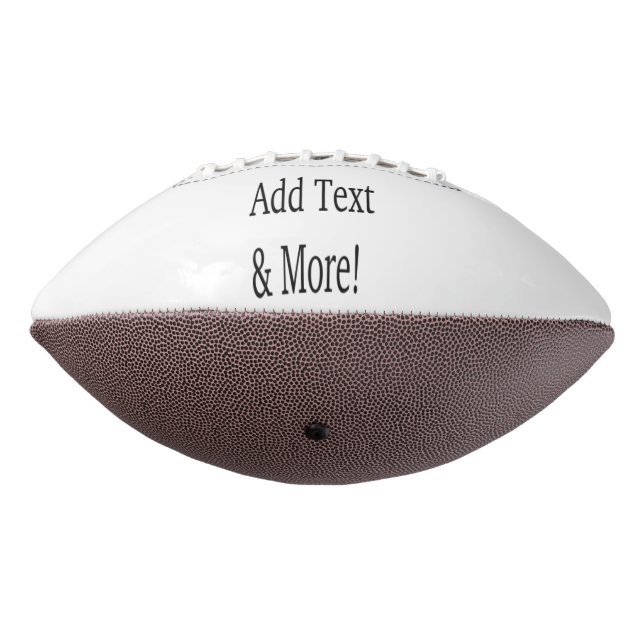 Add Text & More! Customize Your Own Personalized Football (Rotated 270)