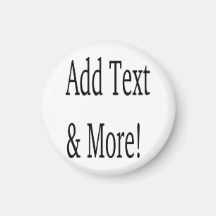 Add Text & More! Customize Your Own Personalized Magnet