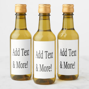 Add Text & More! Customize Your Own Personalized Wine Label