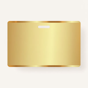 Add Text Name Logo Name Blank Gold Background Badge