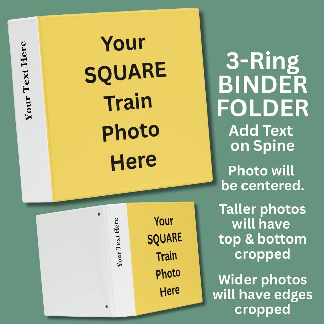 Add Text, Name, Your Train Photo Here Binder (Creator Uploaded)