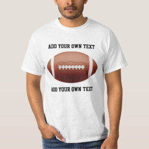 Add text on football throw pillow T-Shirt